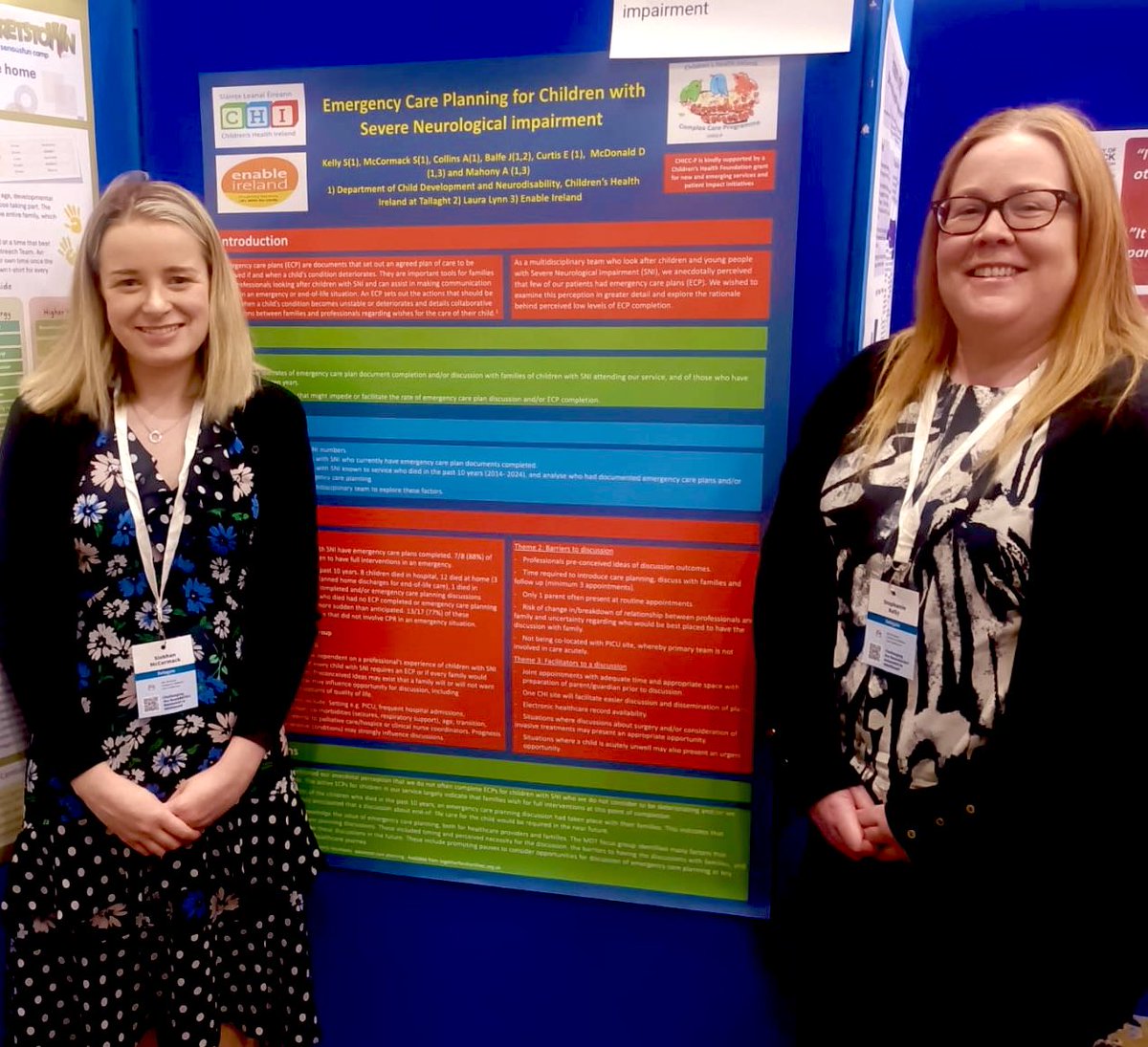 Presenting our findings from evaluation and focus group on emergency care planning for children with Severe Neurological Impairment @CHIatTallaght @stephrkelly @Aoifemmahony @SPIREConcept #cpcc2024