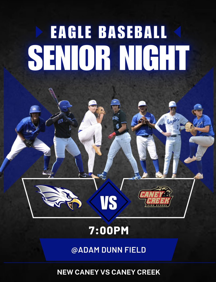Last time @ The Dunn 
- Varsity 
- Senior Night
- 7:00 PM
#EAGLE