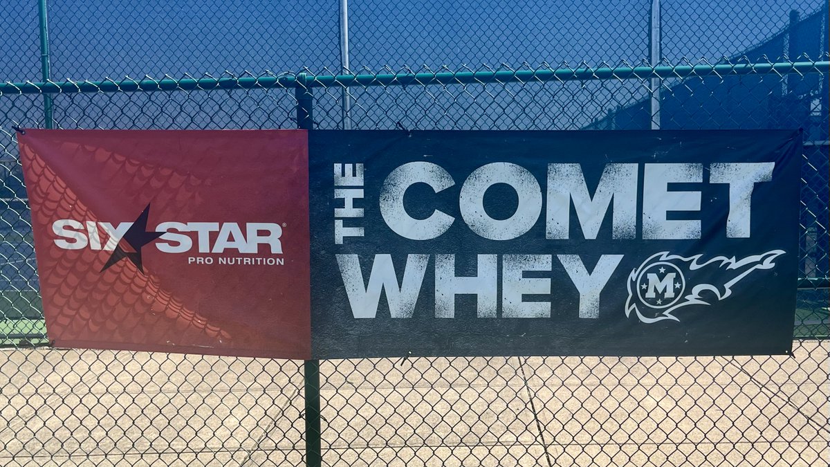 Thanks to @SixStarPro for powering our Spring Athletes! It's the #CometWhey💫!