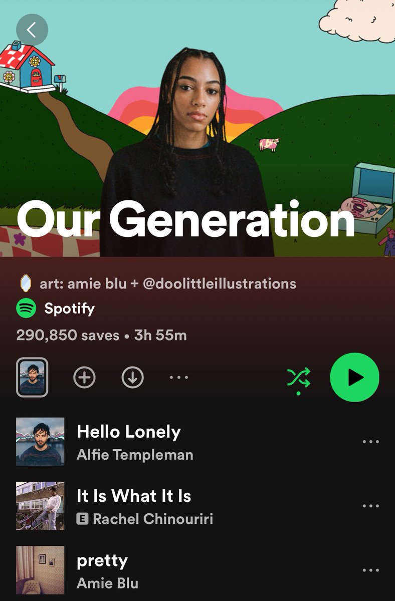 thank you so much🫶 @Spotify @SpotifyUK #ourgeneration