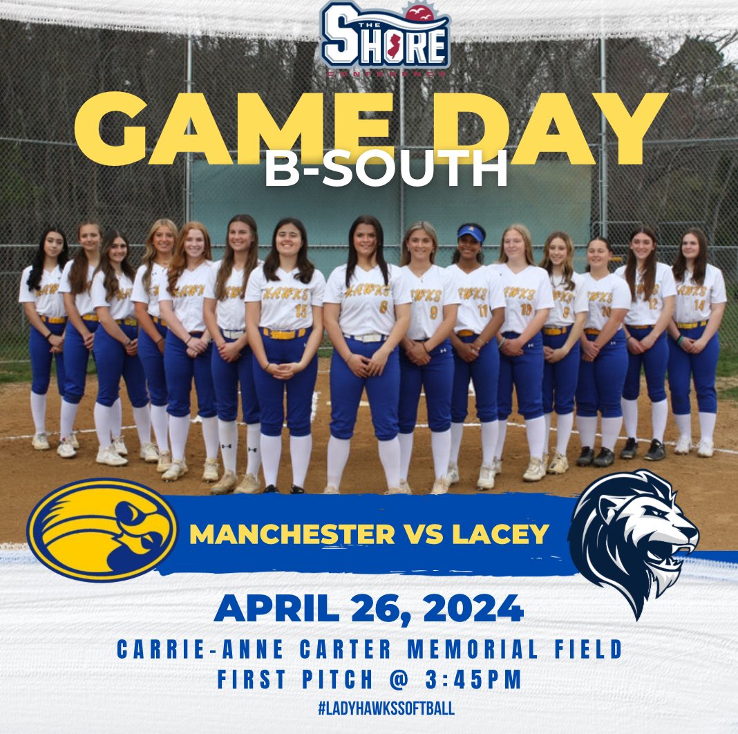 GAME DAY! The Lady Hawks HOST the Lady Lions in today’s matchup! Come out and support your Lady Hawks at 3:45 pm! 

<a href="/MTHS_Pride/">Dennis Adams</a> <a href="/MTHS_Sports/">Manchester Twp. H.S. Sports Updates</a> @MTSDCurriculum <a href="/MTHSboosterclub/">Manchester Township High School Booster  Club</a>