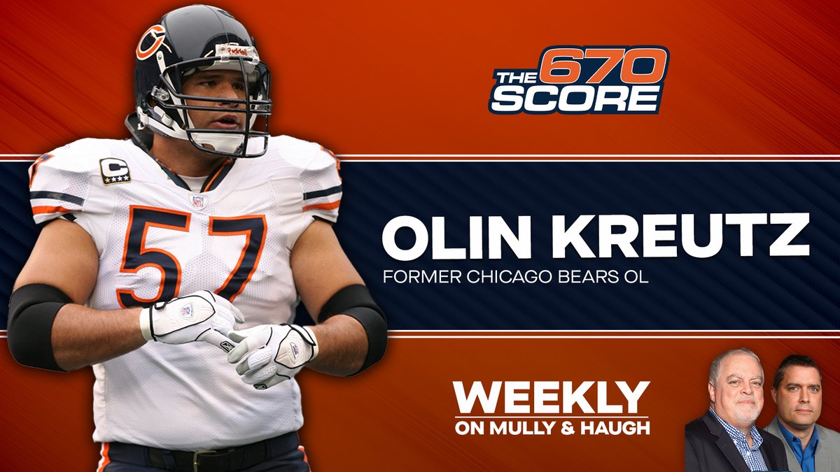 Continuing with your calls/text #Bears fans 312 644 6767 8:25 we have @olin_kreutz with @mullyhaugh 💻 670theScore.com/listen