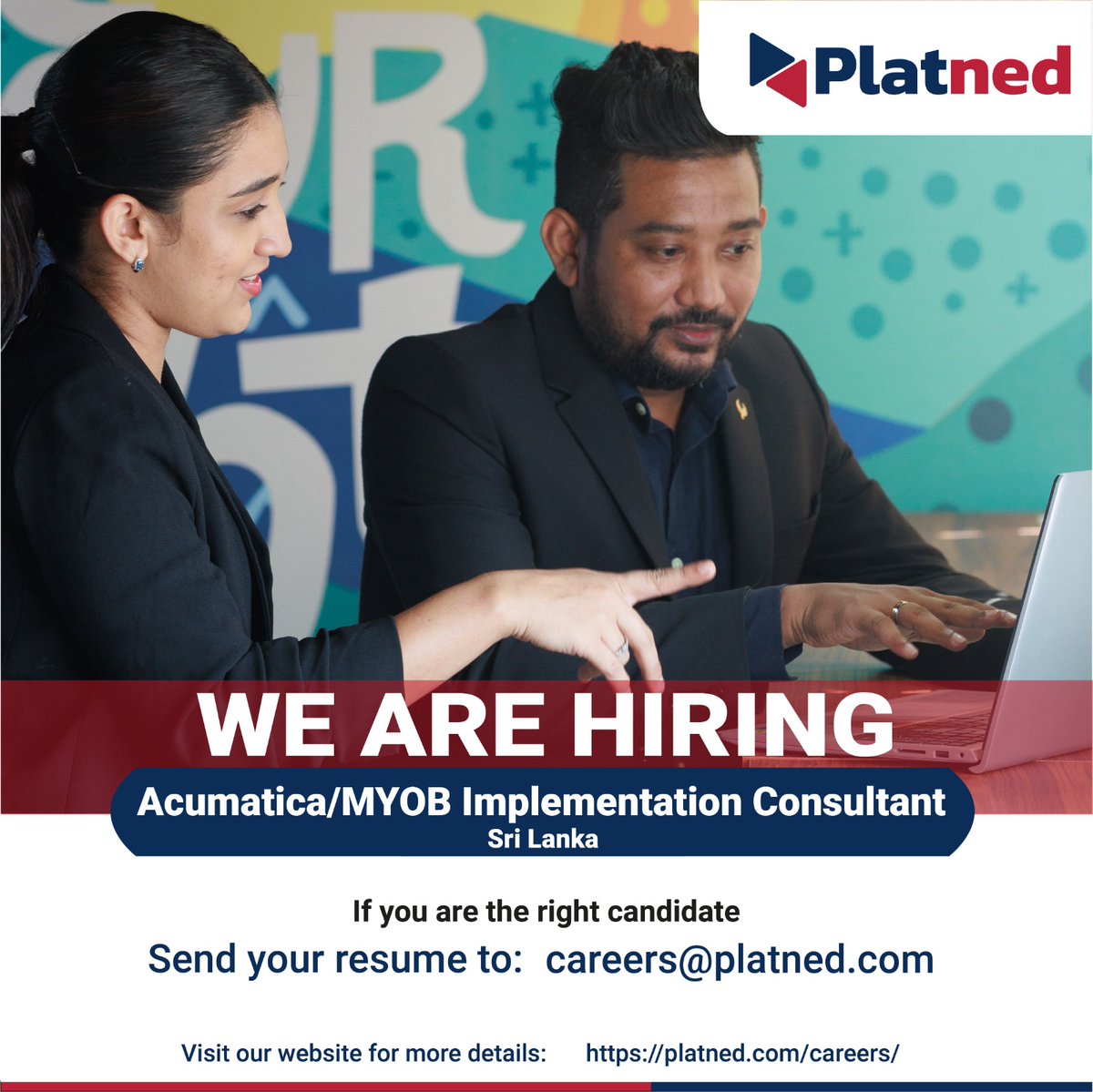 Join our dynamic team in Sri Lanka! Platned is on the lookout for an experienced Acumatica/MYOB Implementation Consultant. 

Are you ready to be part of our growing team? Apply today via bit.ly/3w9alCS

#Platned #Hiring #Acumatica #MYOB #SriLanka
