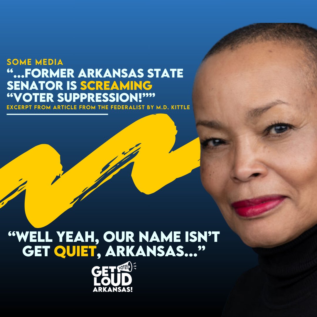 It seems people are surprised we're getting loud about voter suppression in Arkansas...

#arpx #arleg #votersuppression #darkages #akansas #getloud