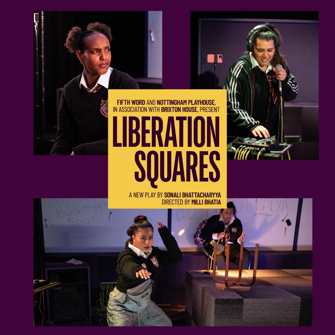 Waving a farewell to this dynamic threesome <a href="/VaneekaDadhria/">Vaneeka D</a>, @Ashahassan_ &amp; Halema Hussain on their final two performances here in Nottingham before taking #LiberationSquares on the road! 

🎟️&amp; UK Dates loom.ly/WHCChrA

A co-pro with <a href="/FifthWord/">Fifth Word</a> &amp; <a href="/BrxHouseTheatre/">Brixton House</a>