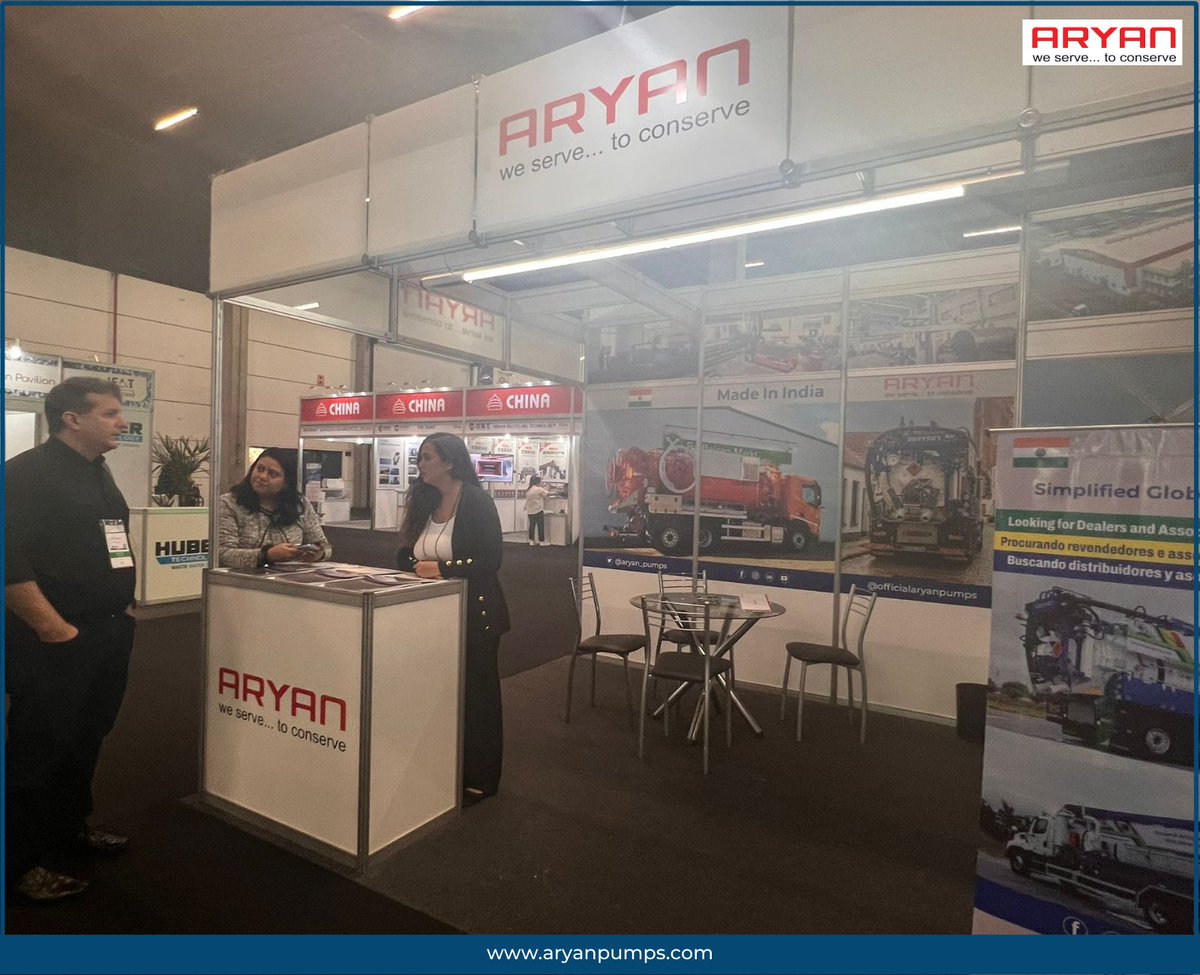 Day 2 at IFAT Brazil 2024.
#ifat #ifatbrasil #AryanCombiRecycler
#aryanpumps #makeinindia #europe
#southamerica #sewercleaning #liquidwastetreatment #jetting #usa #uk #germany #brazil #vacuumpumps #bolivia #italy #peru #argentina #chile #ecuador #uruguay #paraguay