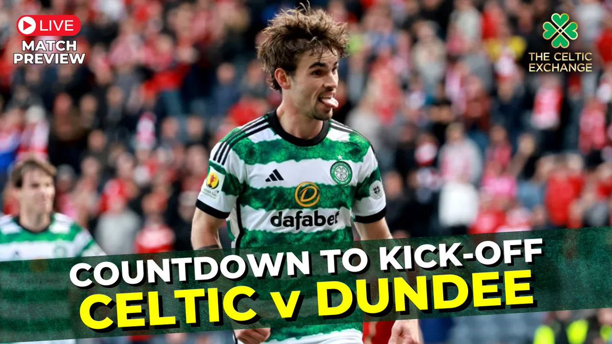🟢 CELTIC v DUNDEE 🎙️ Our first split fixture kicks off at 3pm on Sunday and @tino_tce & @PaddyTCE will be LIVE at 5pm today with the preview show. 🗣️ Join the conversation here 👇 youtube.com/live/m1mtpOrl6…
