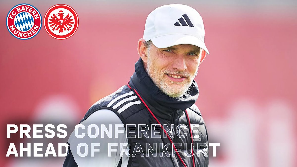 LIVE 🔴 Thomas Tuchel speaks to the media ahead of the home game against Eintracht Frankfurt 🎥 👉 fc.bayern/SGE_Presser #MiaSanMia #FCBSGE