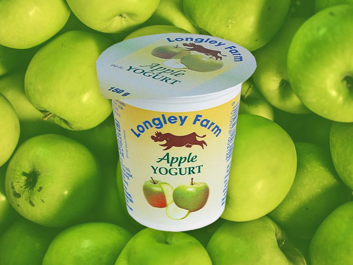 Made with Granny Smith apples to compliment the thick creamy base, as even after cooking they give you a little crunch when you find the apple pieces. Some people tell us this tastes a bit like apple pie and custard! 🥧 #Yogurt #TGIF #FriYay #FridayFun #FeelGoodFriday