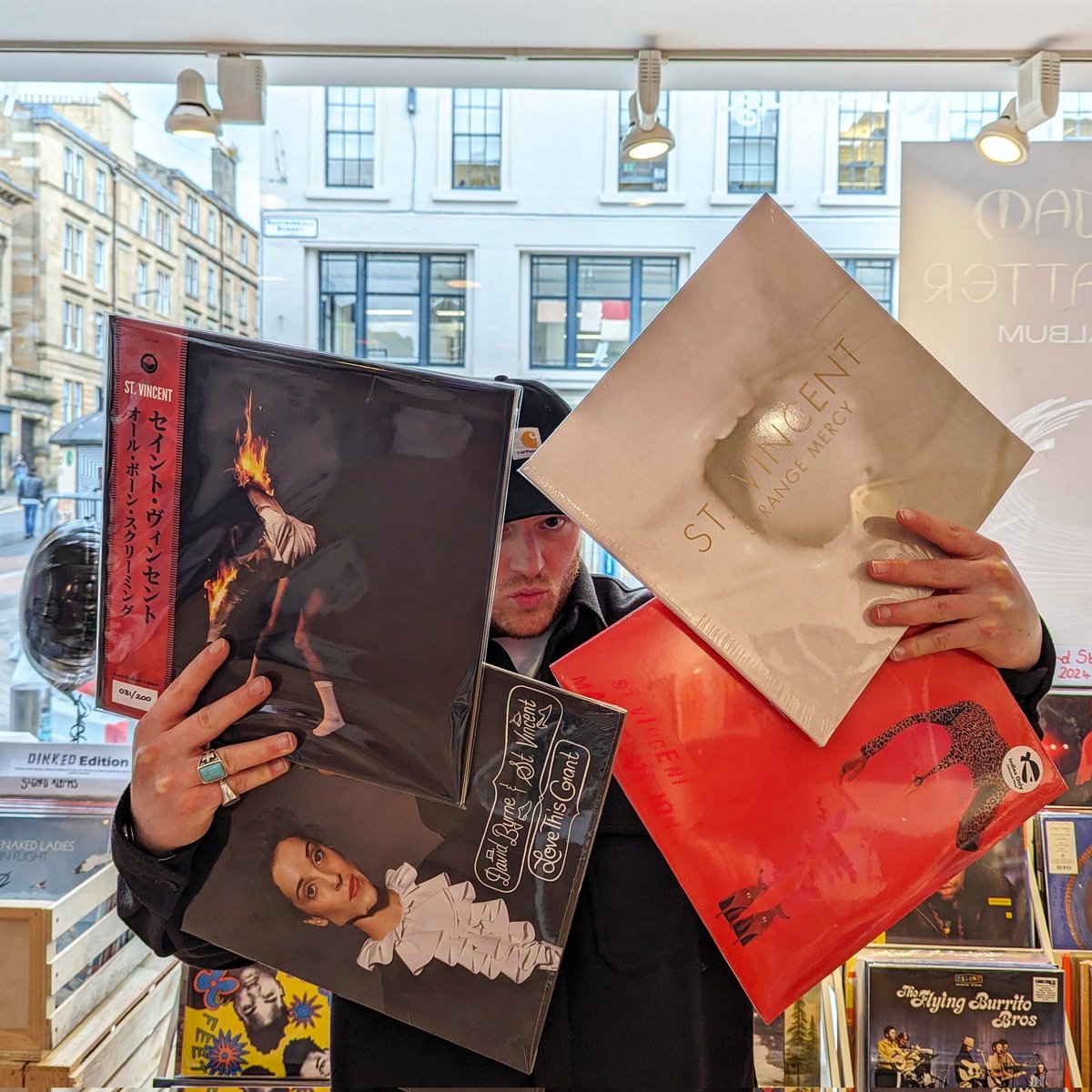 Happy #NewMusicFriday! What's on your list today? We're particularly excited to hear the new @FatWhiteFamily, @IronAndWine & @st_vincent, plus the debut from @porij_!

Loads and loads of other goodies out today too - come have a browse! 

#assairecords #glasgow #vinyl.