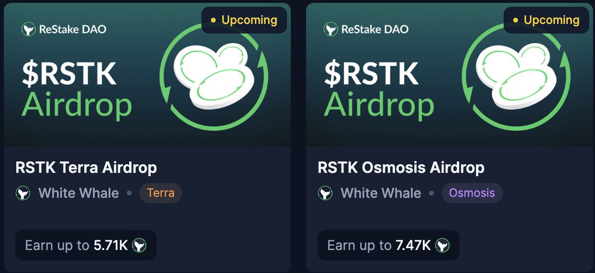 Airdrop claiming is Live! 🪂 Claim your allocation here: coinhall.org/rewards Read on for eligibility: 👇🏼 1. native $WHALE stakers 2. Stakers of any of the following DAOs/Communities: - @Ophir_DAO - @RacoonSupply / $RAC - @SharkProtocol_ / $SHARK - @Sail_DAO_ / $SAIL -…