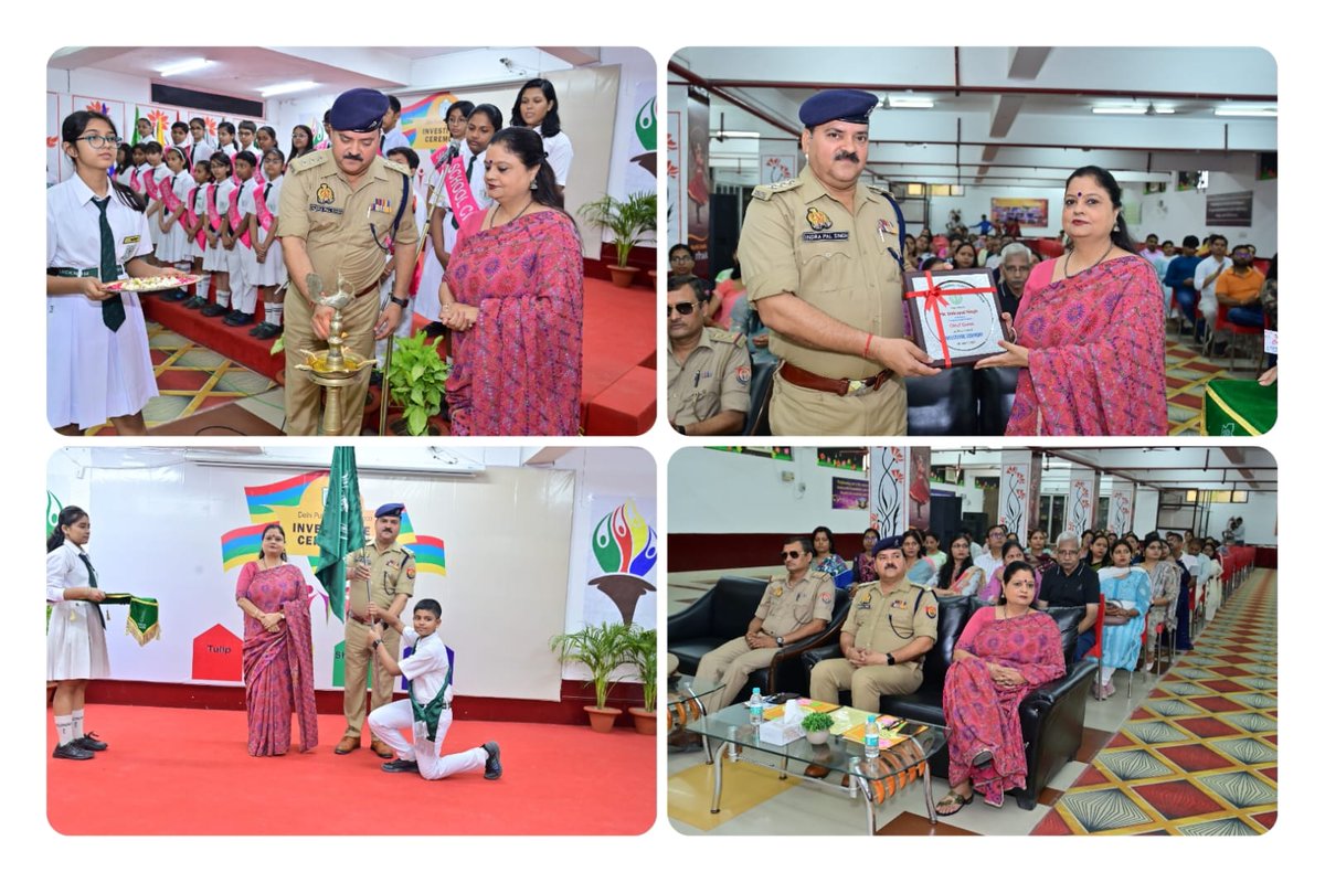 यातायात पुलिस लखनऊ द्वारा दिल्ली पब्लिक स्कूल एल्डेको लखनऊ में सड़क सुरक्षा पखवाड़ा 2024 के दृष्टिगत यातायात नियमों के प्रति जागरूक किया गया @Uppolice @uptrafficpolice @lkopolice @LkoCp @LoJcp @dcpcentrallko