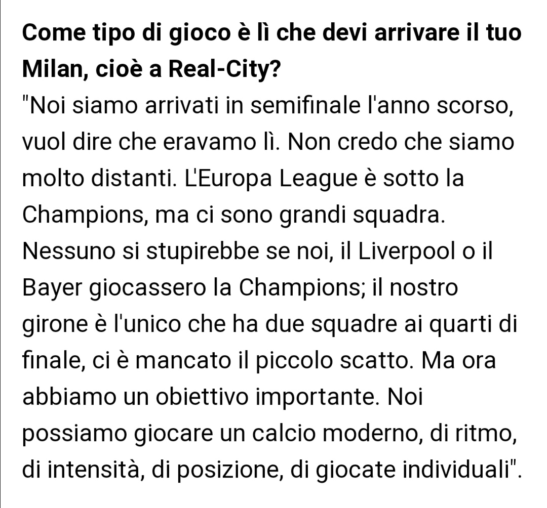 #Pioli giusto qualche giorno fa il 10 aprile 2024...oggi ci dice che l'Inter era più attrezzata...come li abbiamo combinati nel derby