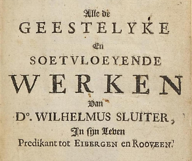 Voortaan kan iedereen snel en eenvoudig wat van de dichter Willem Sluiter (1627-1673) is gepubliceerd via internet lezen. Zie: willemsluiter.nl/onderzoek/243-….
