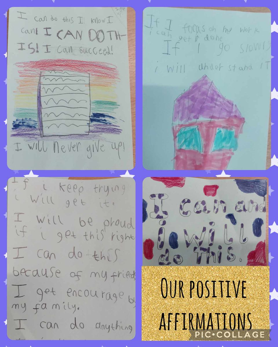 Alice R-G (@a_rigby_g) on Twitter photo "You are wonderful. You can do this!"
P3/4CL <a href="/GirvanPrimary/">Girvan Primary</a> have been writing positive affirmations to themselves. Both affirmations and compliments help boost our self-esteem and help us overcome obstacles. Great work P3/4CL! #SEL "You are wonderful. You can do this!"
P3/4CL <a href="/GirvanPrimary/">Girvan Primary</a> have been writing positive affirmations to themselves. Both affirmations and compliments help boost our self-esteem and help us overcome obstacles. Great work P3/4CL! #SEL