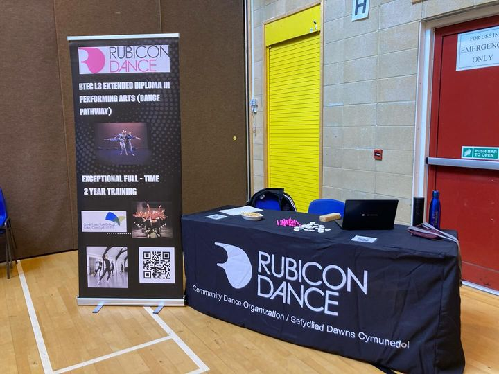 Thank you to Corpus Christi High School, Cardiff for hosting Rubicon Dance at their Careers Evening last night. We were promoting the Rubicon Dance BTEC Level 3 Extended Diploma in Performing Arts (Dance pathway)