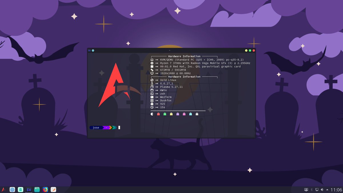 OsAgarim's tweet image. Comparativa de consumo Fedora 40 Plasma Vs. Kubuntu Vs. AgarimOS Plasma.
He hecho la instalación, actualizado los paquetes e instalado neofetch en caso de ser necesario.
#ViernesDeEscritorio #ShowYourDesktopFriday #ShowYourLinuxDesktop