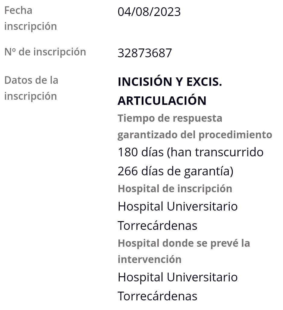 xavimm7's tweet photo. 🚨@TorrecardenasHU  🚨
Después de 50 días desde las pruebas del preoperatorio, después de infinitas llamadas, después de 9 meses en la lista de espera . .  Seguimos sin fecha de operación. ¡¡¡266 días!!! para una operación de menisco . . . Así no, @AndaluciaJunta , así no! 😡 https://t.co/KZ0ZxFenDG