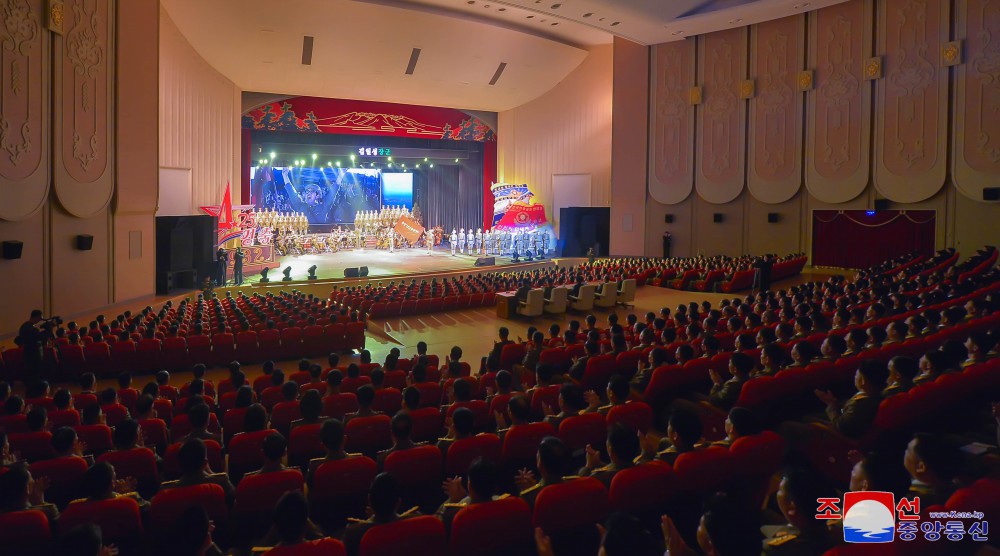 Concert Given to Mark 92nd Army Founding Anniversary in DPRK