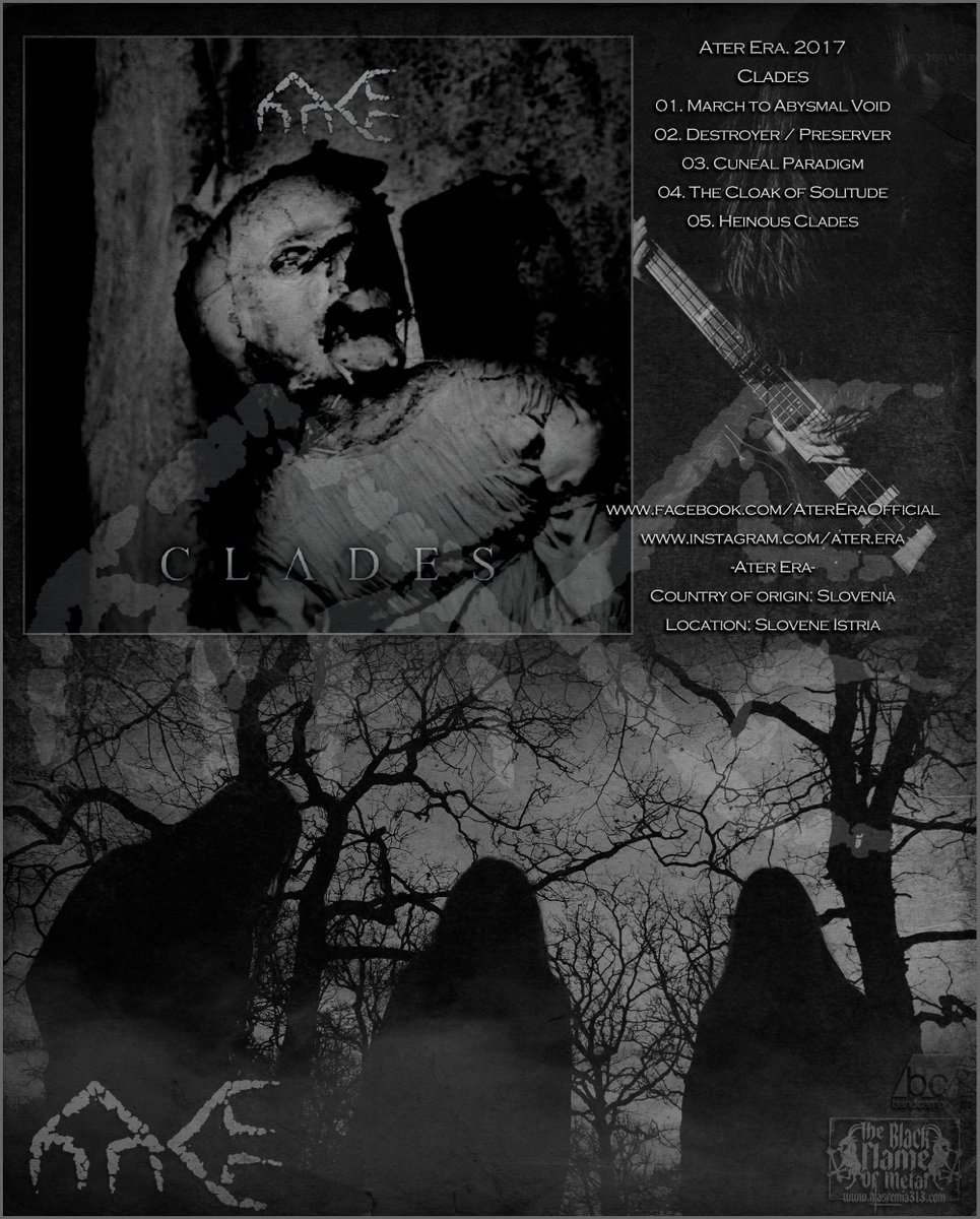 Ater Era. 2017 / Clades
blasfemia313.blogspot.com/2022/12/ater-e…
#BlackMetal #blackdeath #BlackMetalRaw #BlackMetalBlasphemy #BlackMetalSatanism #blackdeathmetal #deathmetal #extrememetal #metal #metalmusic #BrutalDeathMetal #blasfemia313 #TheBlackFlameOfMetal