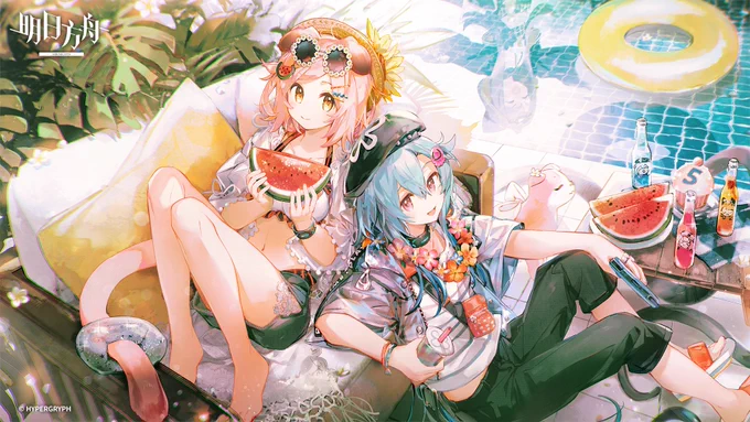 Happy 5th Anniversary Arknights! Time flies when you are having fun! I wish for more years ahead where Mizuki and Goldenglow live out happy days with doctor! 