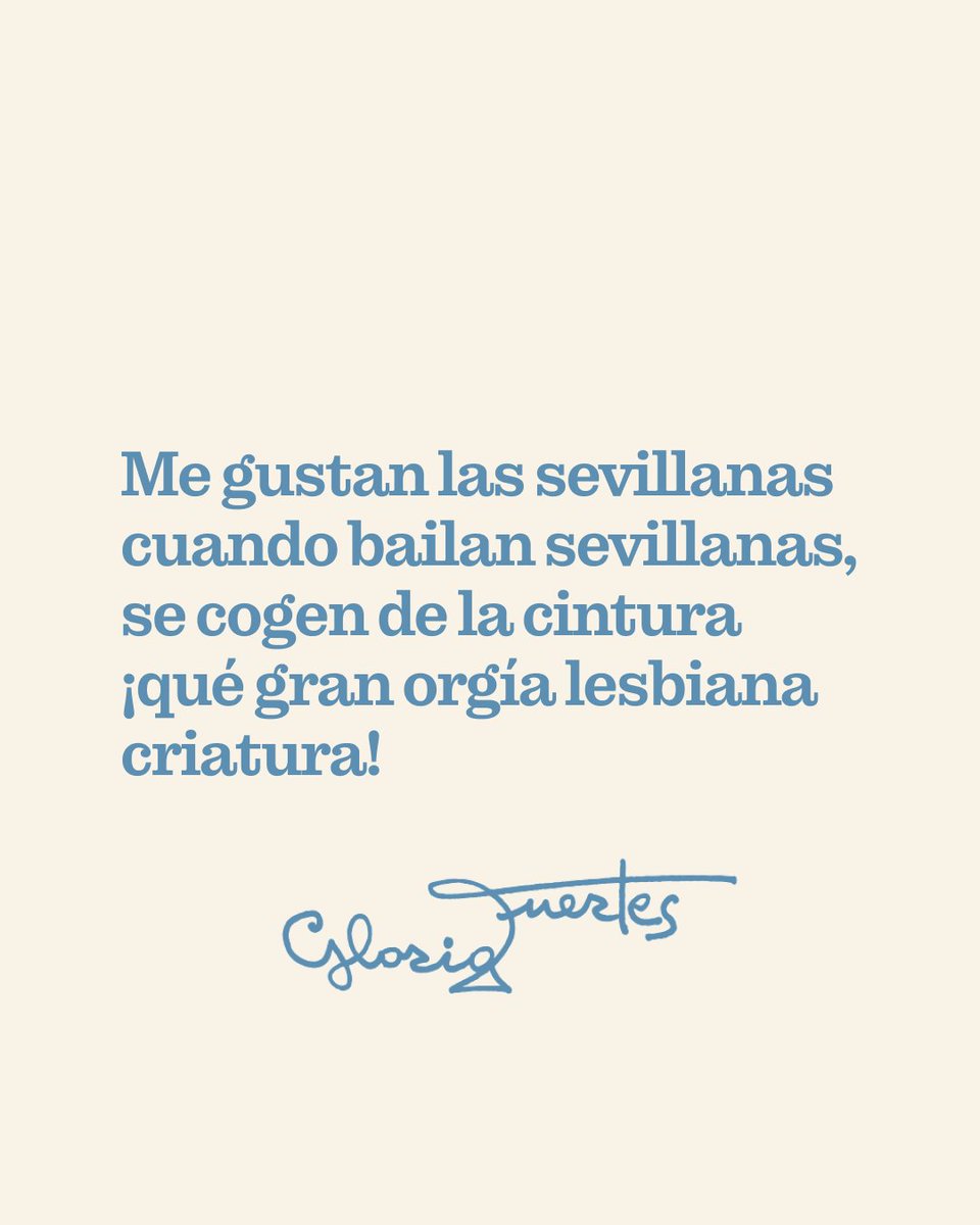 BlackieBooks's tweet photo. SIEMPRE GLORIA 💃 https://t.co/hOmTevkMSD