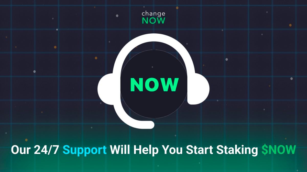 🫨When staking $NOW tokens in your personal account, don't forget that we have support available to assist you 24/7 ⛑️If you encounter any issues, don't hesitate to ask them for help, so you don't miss the opportunity to start staking $NOW: now-l.ink/prostaking