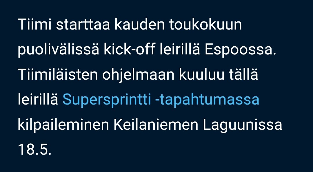 Kuinka moni uskaltaa lähteä haastamaan Team Electrofit urheilijat Supersprinttiin toukokuussa? 🥳 #hiihto electrofit.fi/uutisarkisto2/…