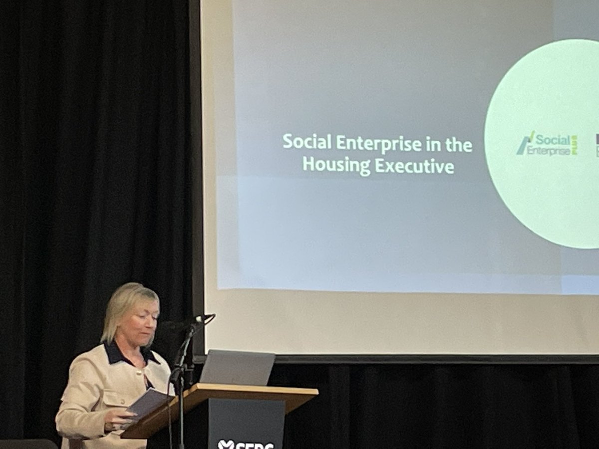 Amanda and Conor from @nihecommunity delivering information on how the executive supports social investments in the communities via social entrepreneurship #socialenterpreneurship