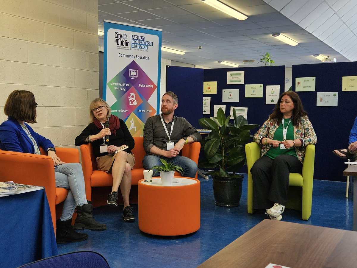 🌍🌟Adult Education Service tutors at the launch of the City of Dublin ETB Introduction to Climate Justice QQI Level 3 award today discuss their practice in embedding Climate Justice Education into their courses in Cookery, Art, Digital Literacy and Gardening.🙌🏽#ClimateLiteracy