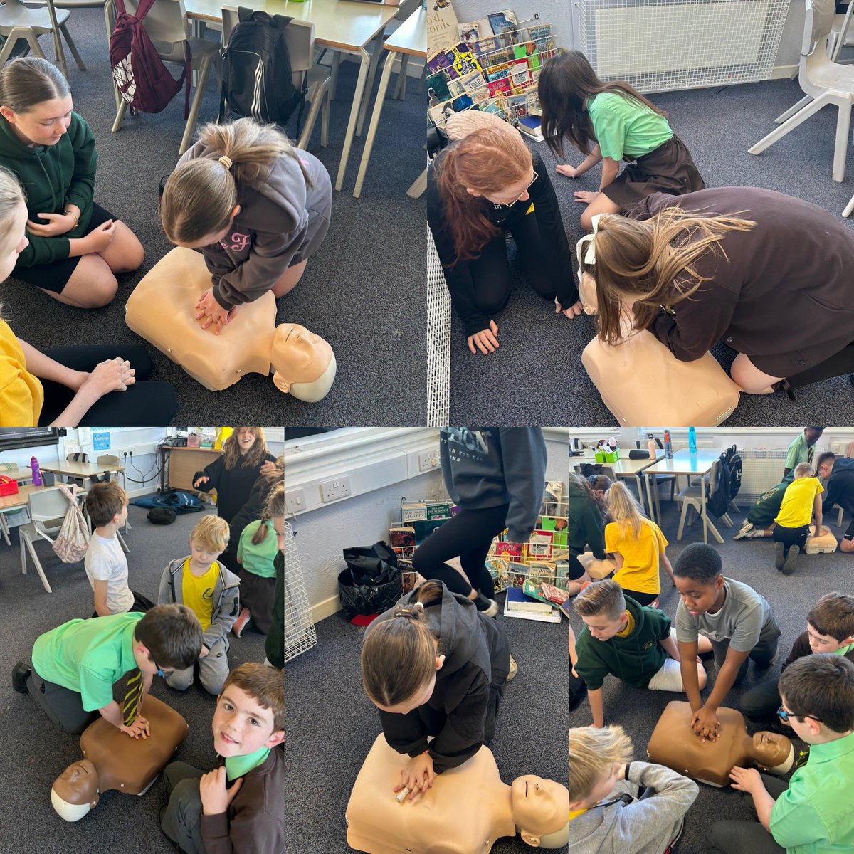 First and Second Level Life Skills Academy learning life saving and CPR skills ❤️‍🩹