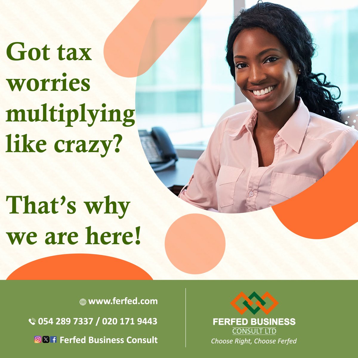 Don't let the numbers stress you out! Let our tax pros do the math. Call us today. 

 #TaxExperts 
#FBCL 
#BusinessSolutions