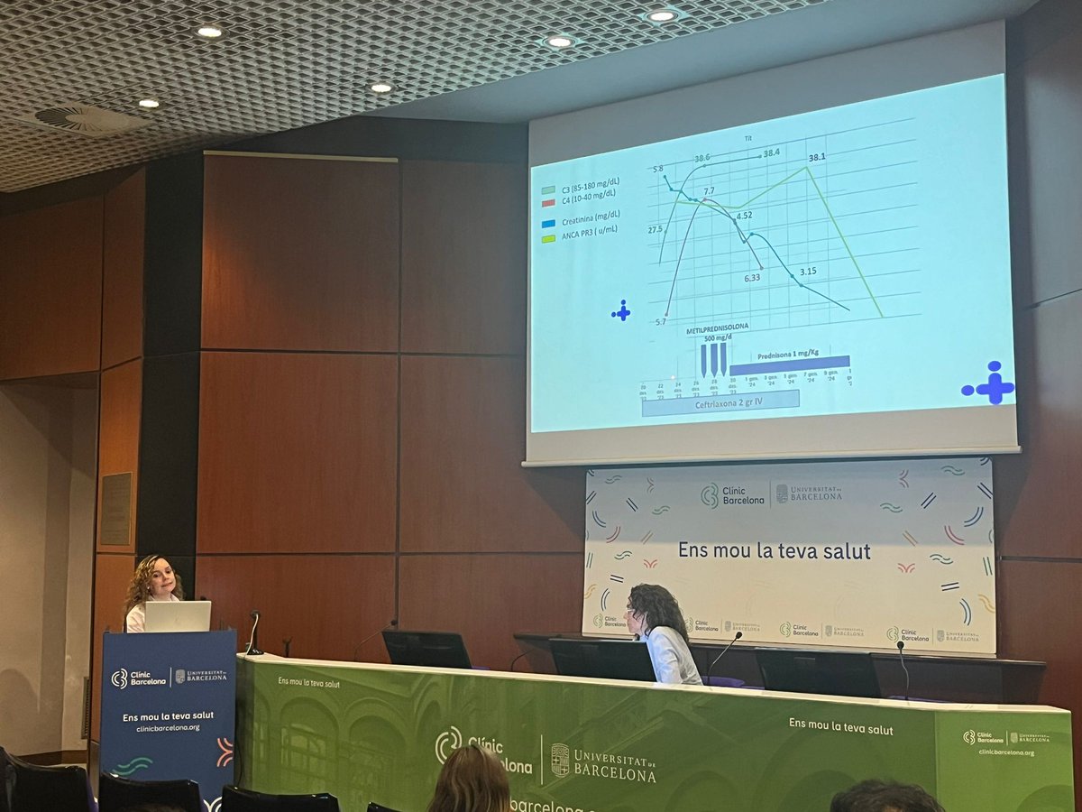 Participació de la nostra R2 Ehimy Suárez de @NefrologiaVH amb un cas clínic sobre síndrom nefrític en pacient amb endocarditis. Debat generat super interessant...! Enhorabona! @mapalisio @IvanZC_ @vallhebron @PepaSolerR @OriolBestard @ib_torres