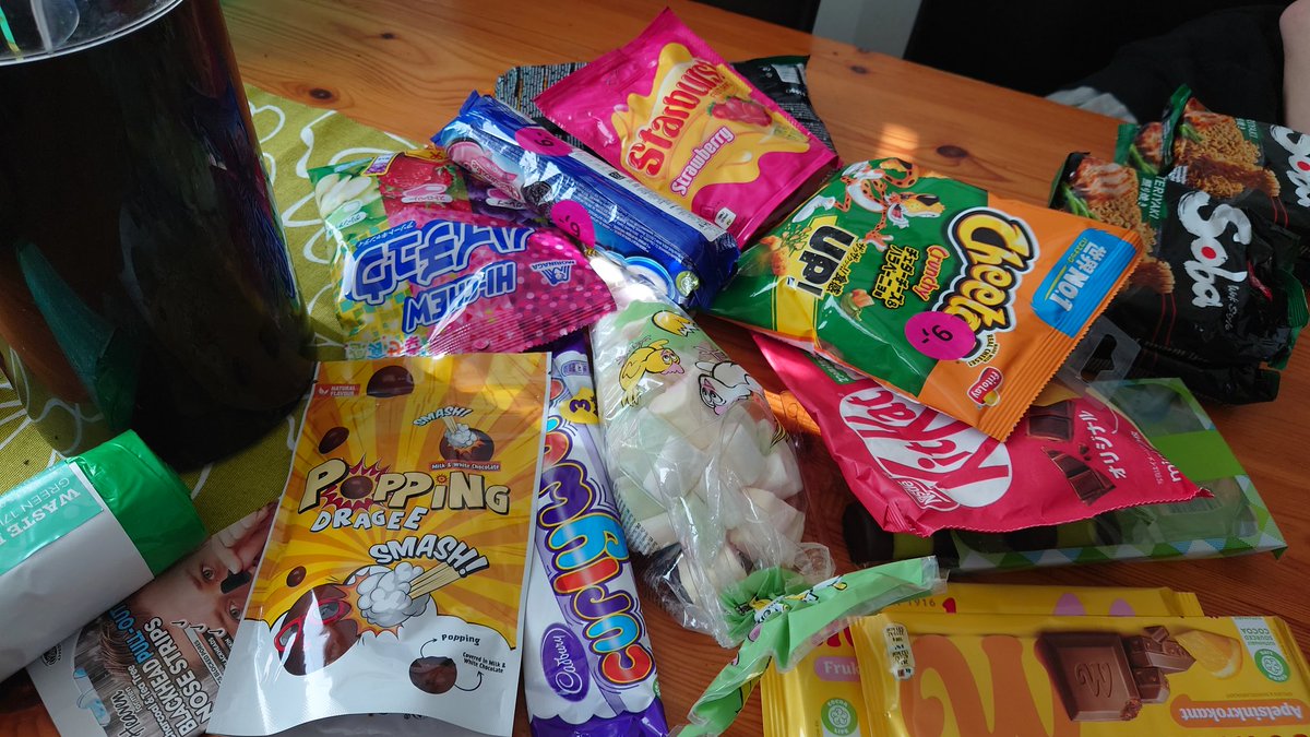 Okay so I just went a little crazy with the candy shopping 😂

So we got candy from Japan and Usa

Who wants a taste? 😁

Let's hope that the kids will leave some for me 😂

#smallstreamers #NorCalEsports #twitch #twitchstreamer #KickStreaming #UbisoftPartner