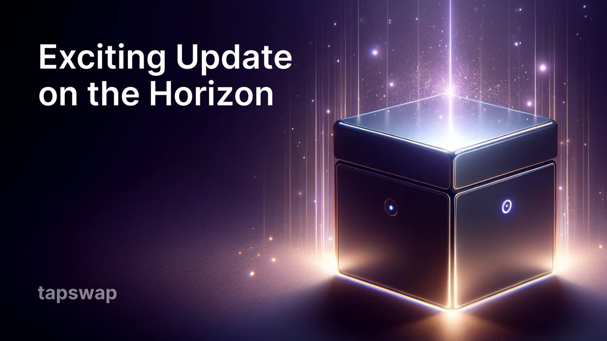 ⚡️Big updates about the project are on the horizon. We're polishing all the details 👌 and plan to unveil them once we hit 10 million players. It's going to be quite the celebration!🥳

#tapswap