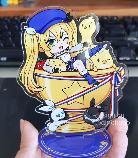 the prototype for Doki standee just arrived~
will be available for Doujima ⭐️⭐️

#Dokishrine #DokiGallery