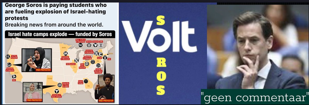 #LANDVERRADER #SOROSSLAAF #VOLT  #DASSEN STEEDS VERDER IN HET NAUW...
#HANDENAFVANONSLAND ! #Rutte #Kaag #Jetten #Timmermans #RTL #NRC #NPO #RTLboulevard #Op1 #eenvandaag #WEF #SOROS #EU #UN #WHO #Nieuwsuur #Volkskrant #Trouw #Ad #NOSjournaal #Rutte4 #vonderleyen