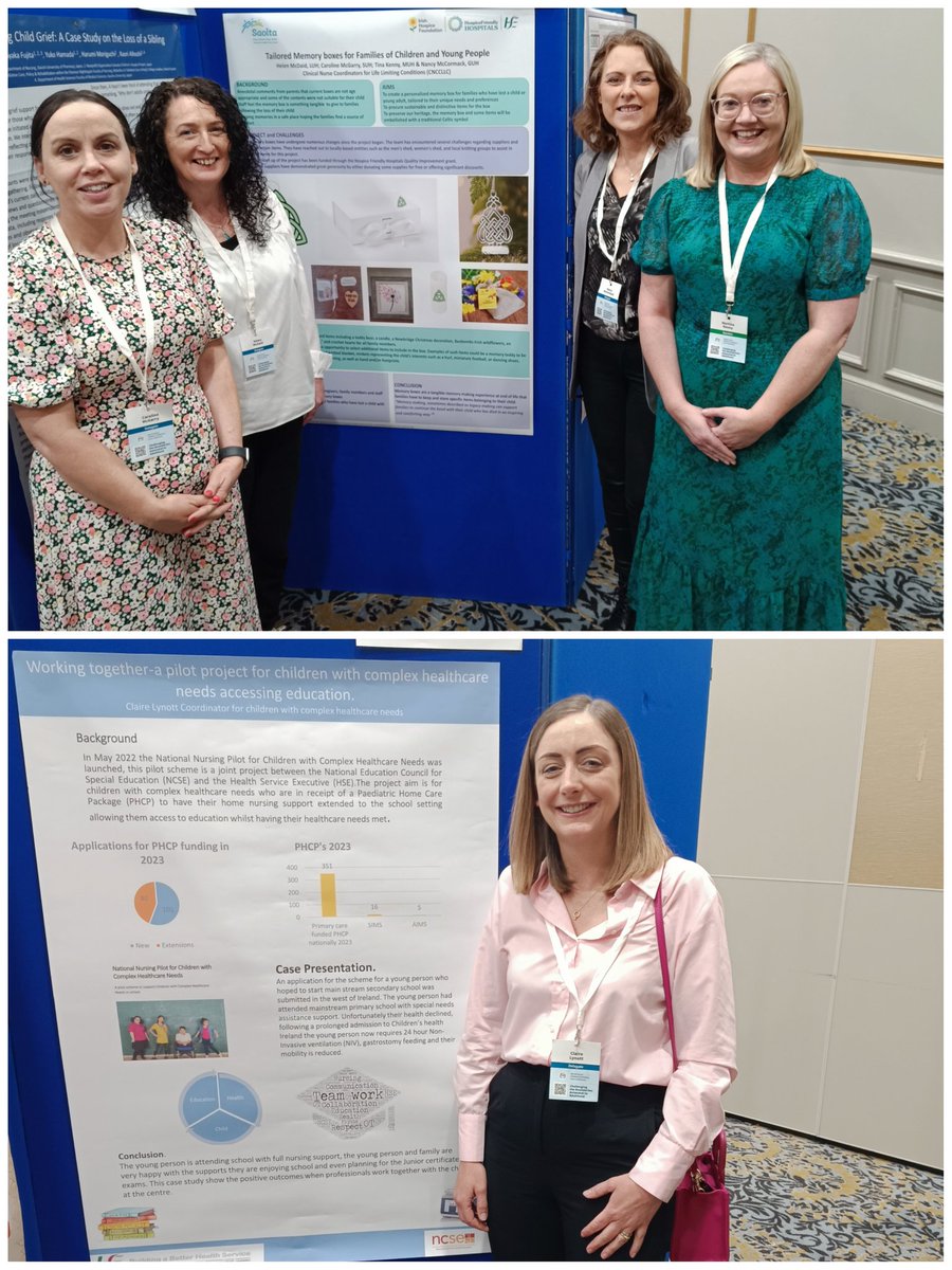 So proud of @saoltagroup @CHO2west children's nurses presenting their work @cpcconf2024 demonstrating their ongoing commitment to providing quality care to our most vulnerable children <a href="/camcgarr/">carolinemcgarry</a> @TinaKenny <a href="/Claire83957946/">Claire Lynott</a> <a href="/KarenLe81132263/">Karen Leonard</a> <a href="/CDONMSaolta/">ChiefNurse</a> <a href="/ncnn_irl/">NCNN</a>