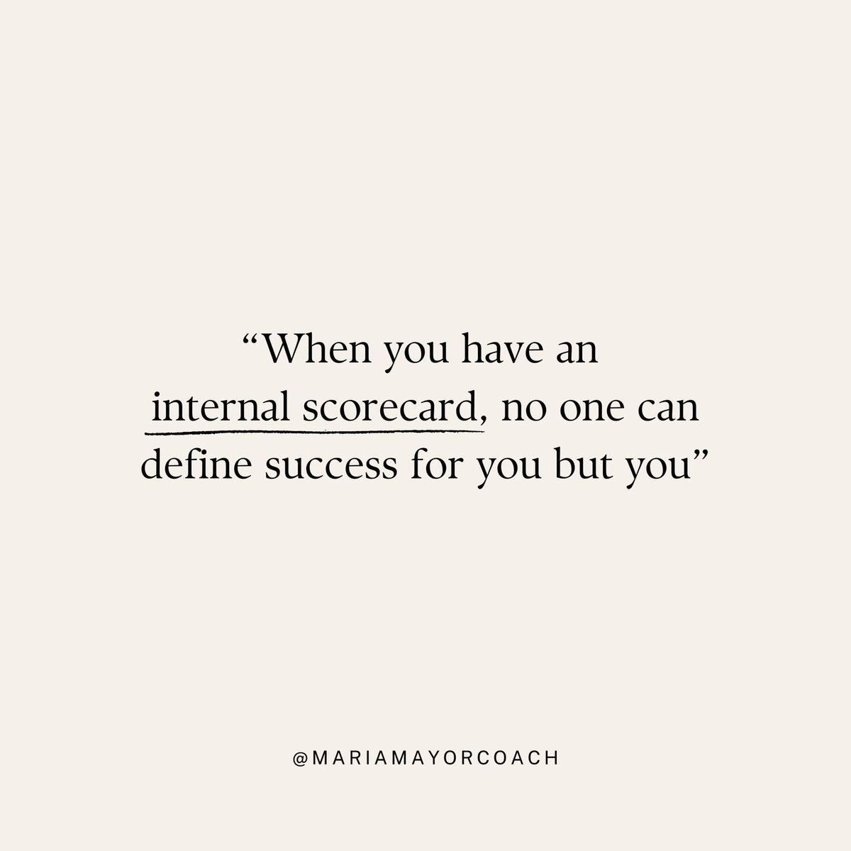 “The big question about how people behave is whether they’ve got an Inner Scorecard or an Outer Scorecard. It helps if you can be satisfied with an Inner Scorecard.”
— Warren Buffett