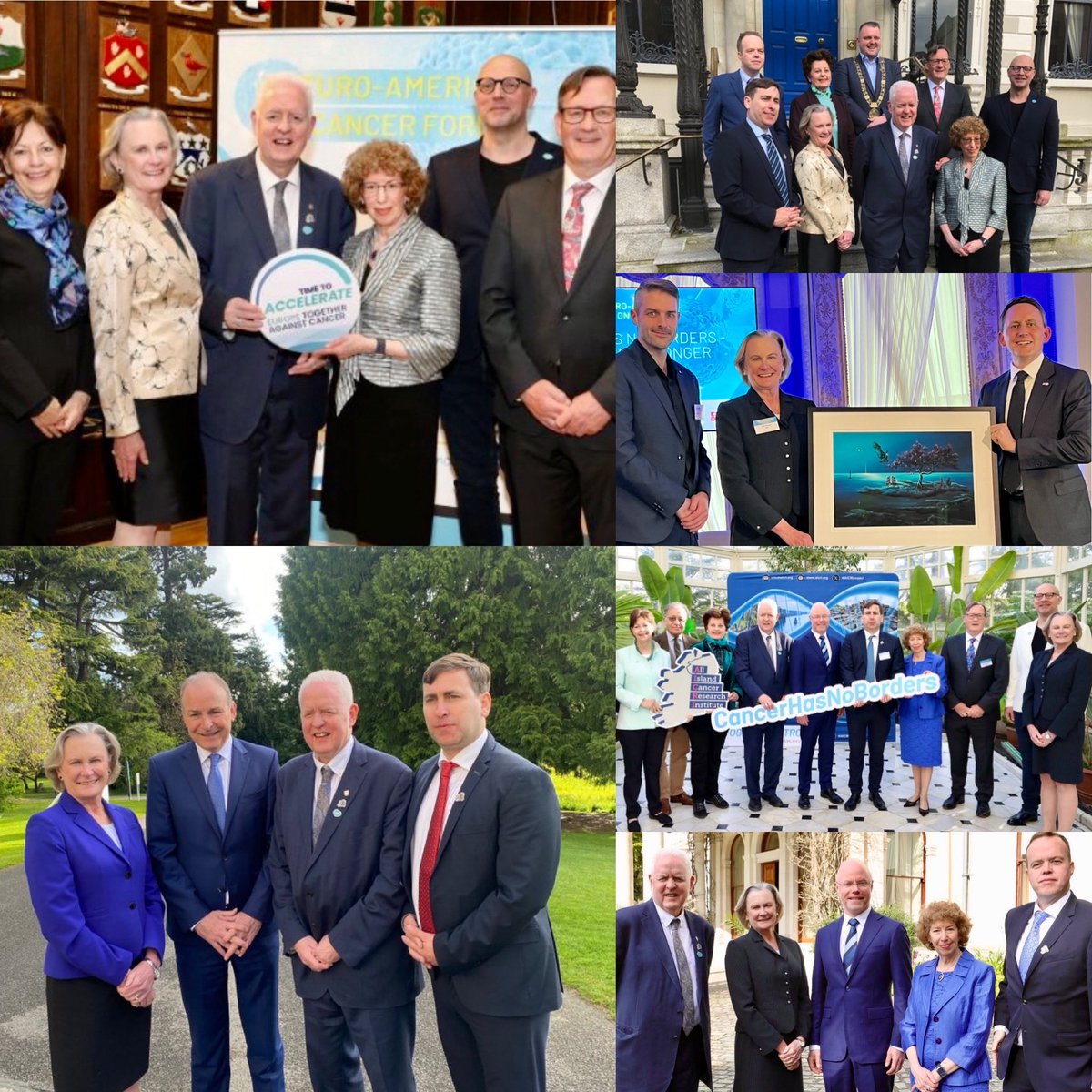 Impressive support of #EuroAmericanCancerFourm2024 by govt officials- Lord Mayor of Dublin, Irish Tanaiste & Minister Foreign Affairs @MichealMartinTD, Irish MOH @DonnellyStephen, & @USEmbassyDublin. @ASCOPres @QUBCancerProf @asco @EuropeanCancer @AlCRIproject #CancerHasNoBorders