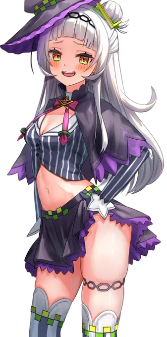 自分でスカートを上げてからかっていくるシオンちゃん#シオンの書物 