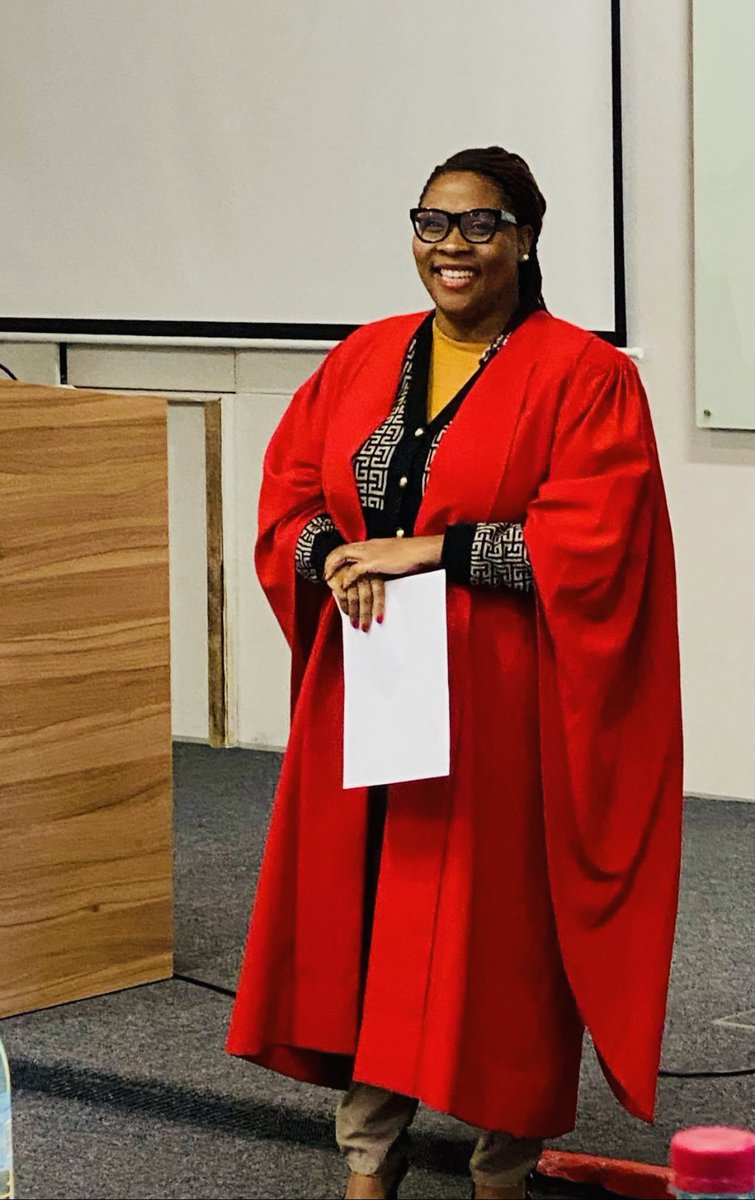 The new conundrum in our house is whether someone is still Dr Mama or Professor Mama or Dr Professor Mama.  Each elevation brings new challenges, I guess, but we are not complaining as our Queen keeps on soaring ❤️.  Professor Nkoala 🔥❤️ #Proudhusband #blackfamily