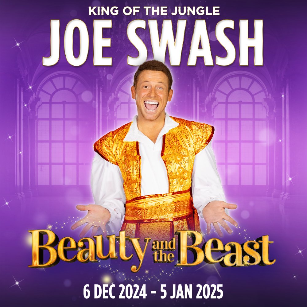 Did you catch Joe Swash on @BBC3CR this morning with @Andyshowbiz? You can listen back at bbc.co.uk/sounds/play/p0…. We're so excited to welcome Joe to #Dunstable this year! Book your tickets today > grovetheatre.co.uk/beauty-and-the…… #Bedfordshire #Christmas2024 #JoeSwash