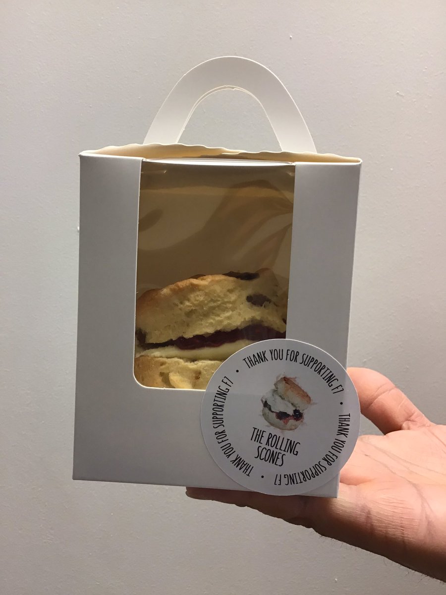 Eeek! So exciting! What do you think of our ‘gift a scone’ packaging? and those stickers are the cutest from @Etsy Thank you to everyone who supports our small enterprise.