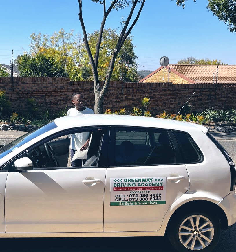 April 2024 taught me that miracles do indeed happen..  1st attempt at learners test ✅ pass.. yesterday drove all the way from Lonehill to Sandton city after just 5 lessons🙆🏾‍♀️