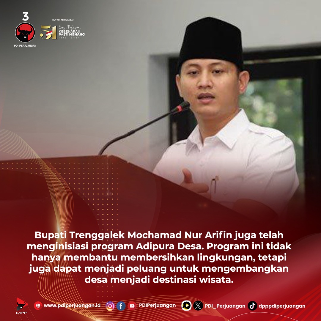 Bupati Trenggalek Mochamad Nur Arifin ajak kawula muda bersama hadapi perubahan iklim. Bupati Trenggalek Mochamad Nur Arifin: Menghadapi perubahan iklim adalah salah satu bentuk perjuangan modern dalam mewujudkan Indonesia yang merdeka dari krisis iklim. Bupati Trenggalek…