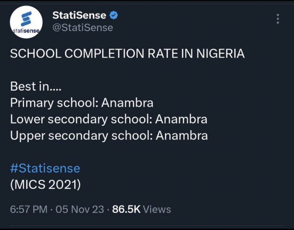 This StatiSense and lies ehn. 🤡