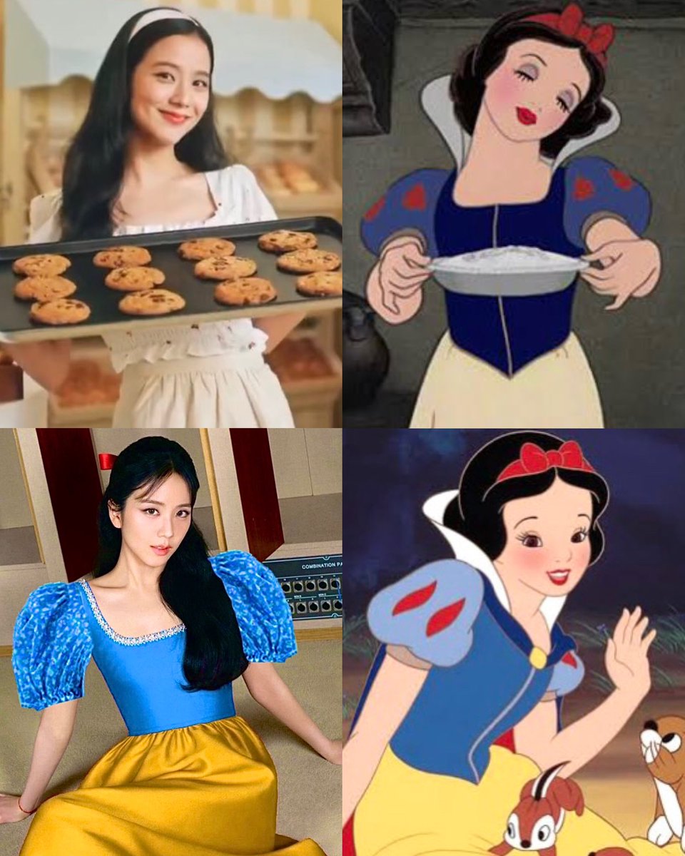 jisoo as princess snow white ♡