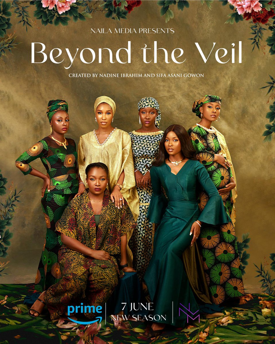 If I had a dollar for everytime someone asked me for a second season, I’d be so rich now 😂😂🤣😂🤣

I finally have an answer!!!! JUNE 7TH ON @primevideonaija 💃🏽💃🏽💃🏽❤️

Na’ima is BACK!!! 🎉🎉🎉🎉
#beyondtheveil #btvseries #season2 #NewRelease #DiverseNarratives #TvSeries…