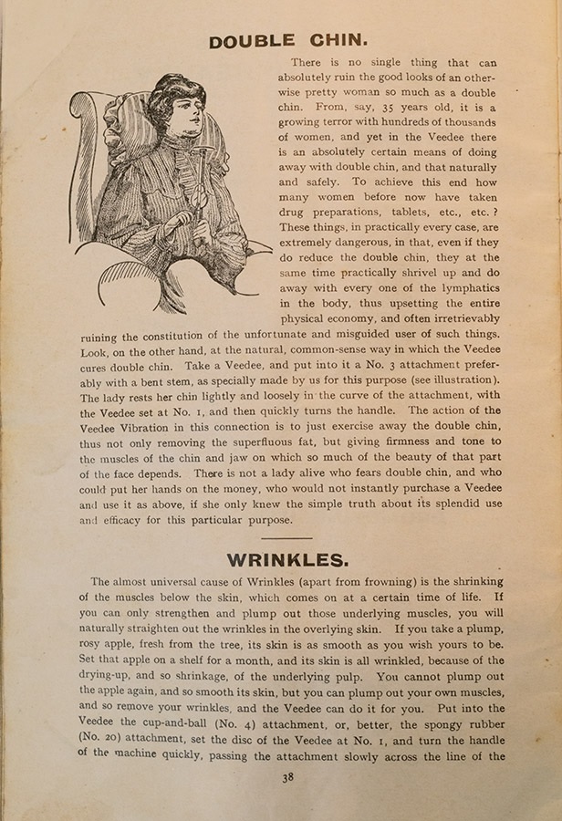 Ladies over 35 rejoice! The VeeDee Massager is here to fix that double chin! Here's all the advice you need on how to use the VeeDee to banish double chins.

If you're not a lady over 35 you can also make good use of the VeeDee - it cures everything!

#ArchiveAdvice #Archive30